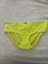 Aerie/Hiphugger Style Panties / Size L/ Cotton Front With Bow And Lace Back/ NWT