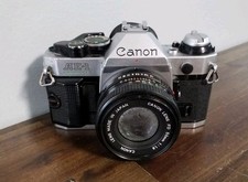 Canon AE-1 Program Film Camera   50mm 1:1.8   Untested