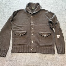 Sharpeye Khaki Green button Up cardigan XL