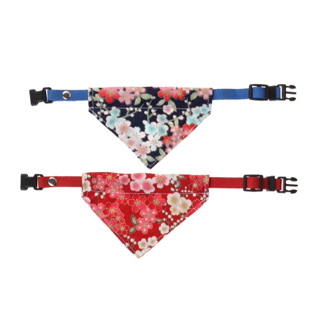 Set di 2 sciarpe per cani con collare e bandana foto 4