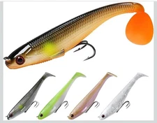 Easy Catch Pre-Rigged Soft Lures, Unique Vibrating Swim Action and Trembly 