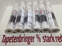 Vliestapete As 6X 93722-2 (6Rollen) BläTtermuster Beige Braun Glanz Restposten