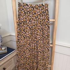 American Eagle Outfitters Floral Print Wide Leg Pants XS