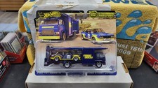 NIB 2020 FIAT 131 ABARTH 2 STORY LORRY HAULER TEAM TRANSPORT HOT WHEELS 1/64 #62