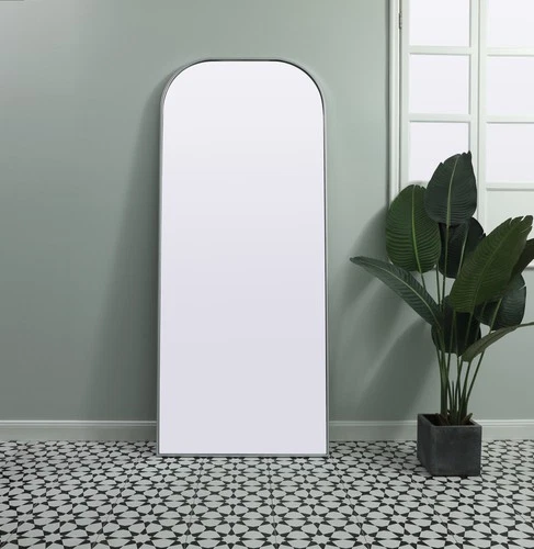 Elegant Lighting MR1B3276 Blaire 32" W x 76" H Modern Arched - Black - Picture 8 of 12