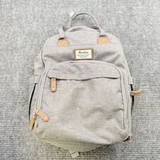 Ruvalino Diaper Bag Heathered Gray Waterproof Travel Organization Backpack