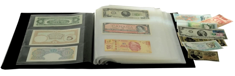 Stratum Currency Album for 300 Banknotes 100 pages Black - Image 3 of 3