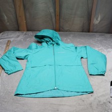 Columbia Jacket Youth Large 14/16 Blue Rain Zilla Lightweight Water Resistant