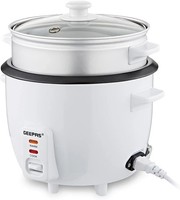 GEEPAS 400W Rice Cooker & Steamer with Keep Warm Function Auto Cooking 1L