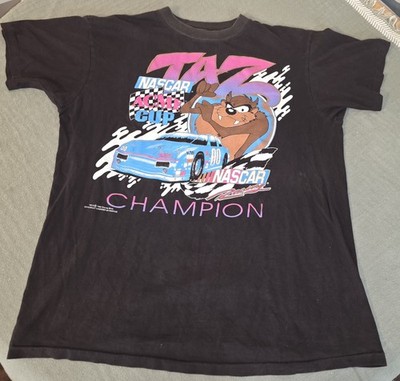 1993 TAZ NASCAR Acme Cup shirt Lg vtg 90s single stitch Looney Tunes racing bugs