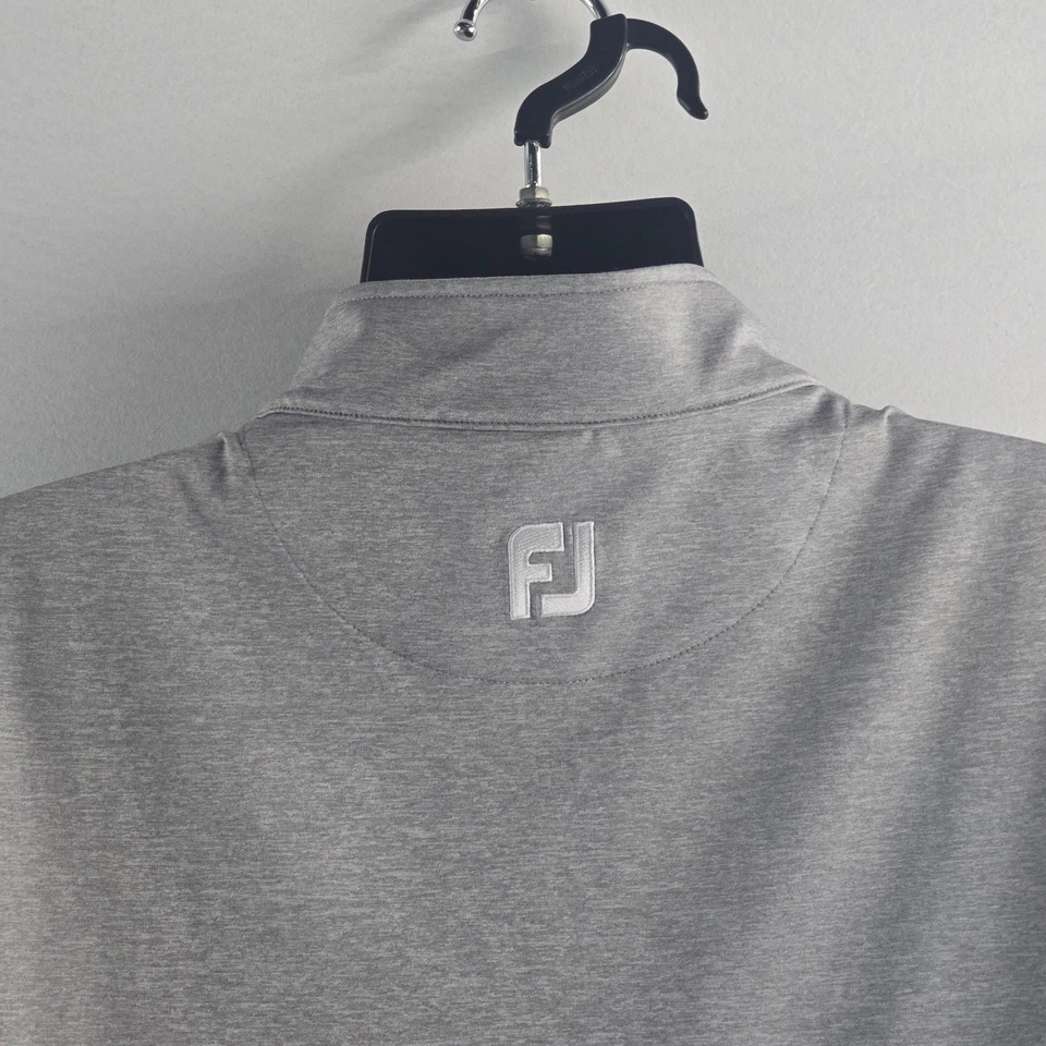 Footjoy golf vest pullover sleeveless mens sweater XL gray 6496 - Image 4 of 4