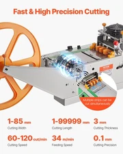 New Automatic Webbing Cutting Machine, Hot and Cold Ribbon Cutting Machine wit