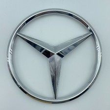 Mercedes Benz Front Grille Star Emblem A0008171016 Chrome 7.5in Oem Logo Badge Mercedes Benz Front Grille Star Emblem A0008171016 Chrome 7.5in Oem Logo Badge