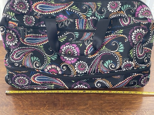 Borsone Vera Bradley Bandana Swirl Lighten Up Rolling Carry On Bagaglio 21" - Foto 14 di 24