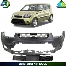 Front Bumper Cover Grille Assembly Kit For 2012-2013 Kia Soul