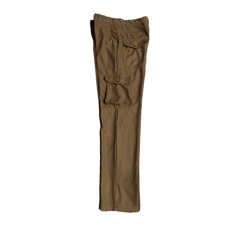 Carhartt Women's Straight Leg High Rise Cargo Knit Pants Brown Size Small - Image 4 of 4