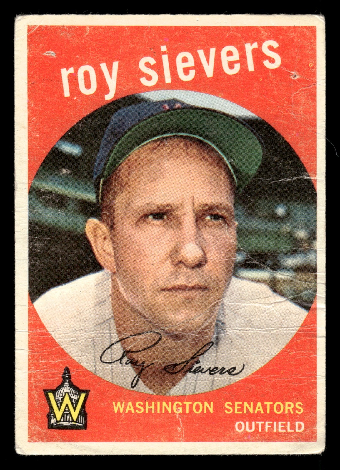Roy Sievers #340 (Baseball Cards 1959 Topps) — is it worth grading?