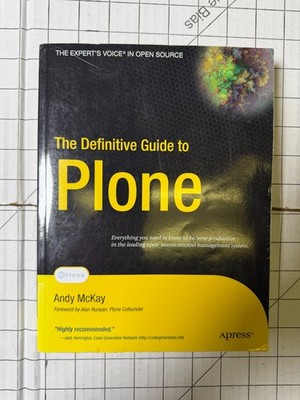 The Definitive Guide to Plone by Andy McKay 2004, Paperback Apress Ships Fast