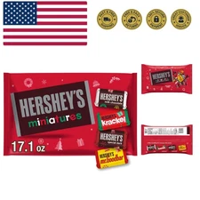 Miniatures Assorted Chocolate, Christmas Candy Bag, 17.1 oz