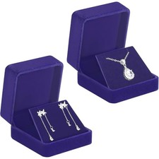Velvet Earring Gift Box Small Jewelry Storage Holder Display Case for Stud