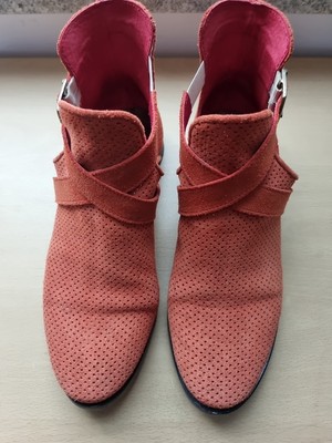 GIROTTI STIEFELETTEN 38 WILDLEDER