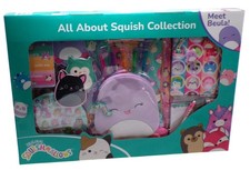 NEW Squishmallow All About Squish Stationery Super Set Beula The Octopus