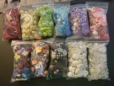 Huge Lot Of Acrylic Bead Soup Great Condition Great For Kids And DIY