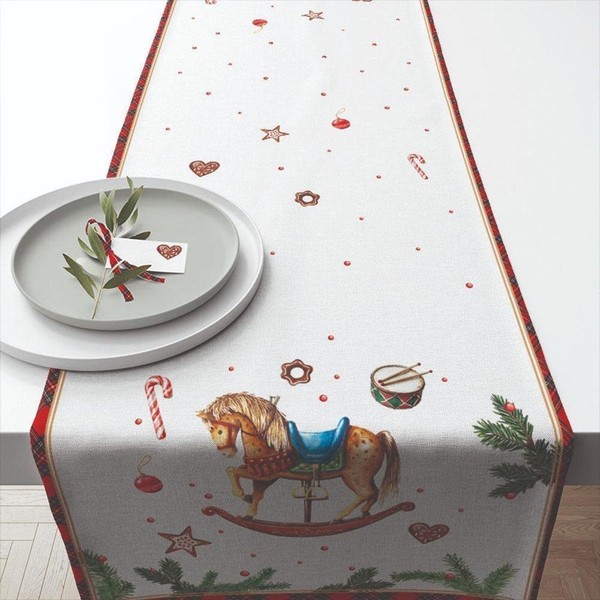 TischläUfer Rocking Horse | Schaukelpferd 40X150Cm Ambiente | Weihnachten-image