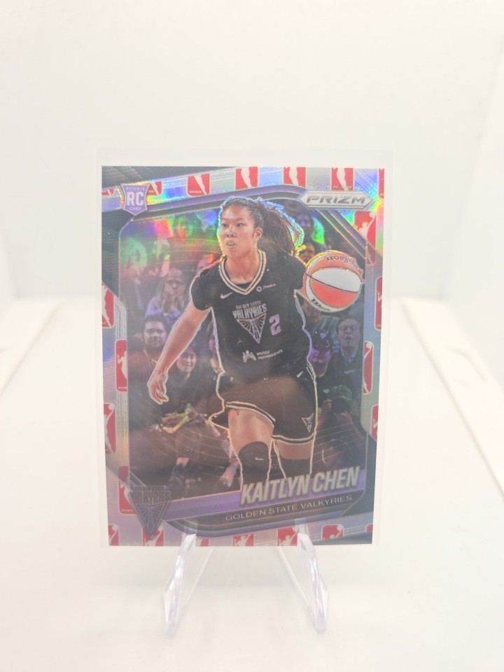 2025 Panini Prizm WNBA Kaitlyn Chen #100 RC GS Valkyries WNBA Logo Prizm