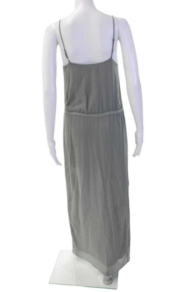 Платье миди женское Rory Beca без рукавов с v-образным вырезом на шнурке зеленое размер XS - Изображение 3 из 4