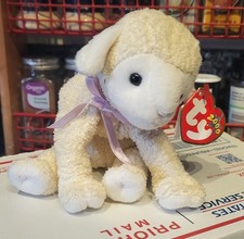 Ty Beanie Baby Fleecie the Lamb DOB January 26, 2000 MWMT Free Shipping
