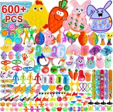 600 Pcs Easter Basket Stuffers for Kids Party Favors,Easter Fillers,Fidget Toys,