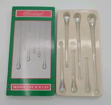 Vtg Iridescent Icicle 5pc House of Lloyd Christmas Around the World READ 
