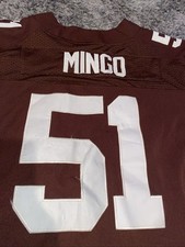 Cleveland Browns BARKEVIOUS MINGO Nike On Field NFL stadium Al Lerner Jersey