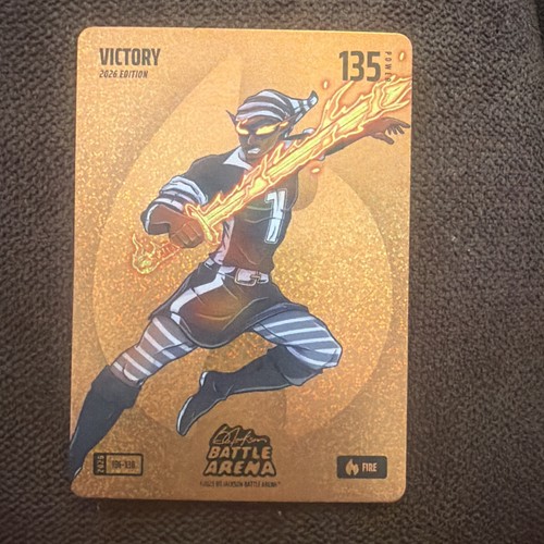 2026 Bo Jackson Battle Arena \'Victory\' - Orange Foil Victor Wembanyama #OBF-74