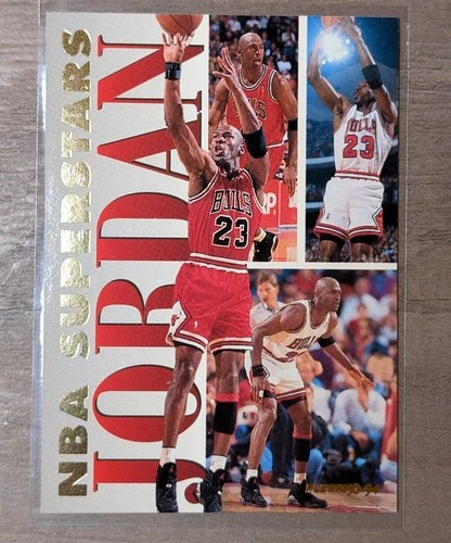 New Listing1993-94 Fleer NBA Superstars #7 Michael Jordan Insert Card Bulls HOF