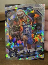 2025 Panini Prizm WNBA #69 Courtney Williams Cracked Ice Prizm