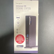 Targus Universal HD Docking Station Black USB 3.0 HDMI RJ-45 Audio I/O