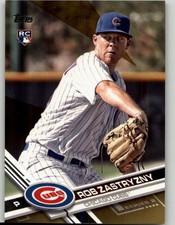 2017 Topps Rob Zastryzny Gold Rookie #478 SN,RC #/2017 Chicago Cubs