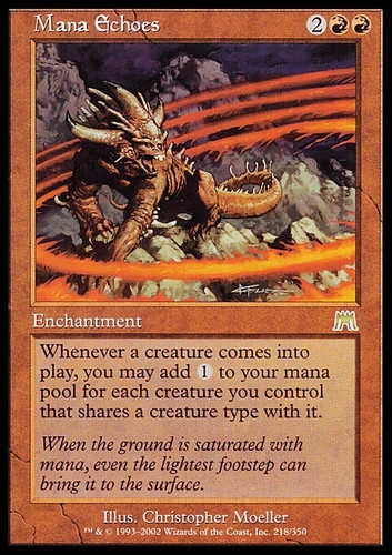 MTG English Mana Echoes NM/EX Normal Onslaught  NICE!!