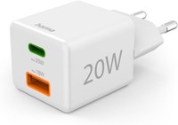 Hama 20W Usb-SchnellladegeräT Weiß – USB-C & USB-A (Pd/Qc 3.0) Neu & Ovp