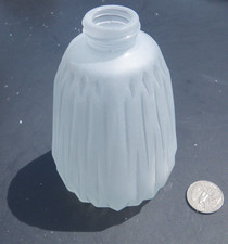 Sea Glass, Clear Egg-Shaped Bottle/Oil Lamp Base