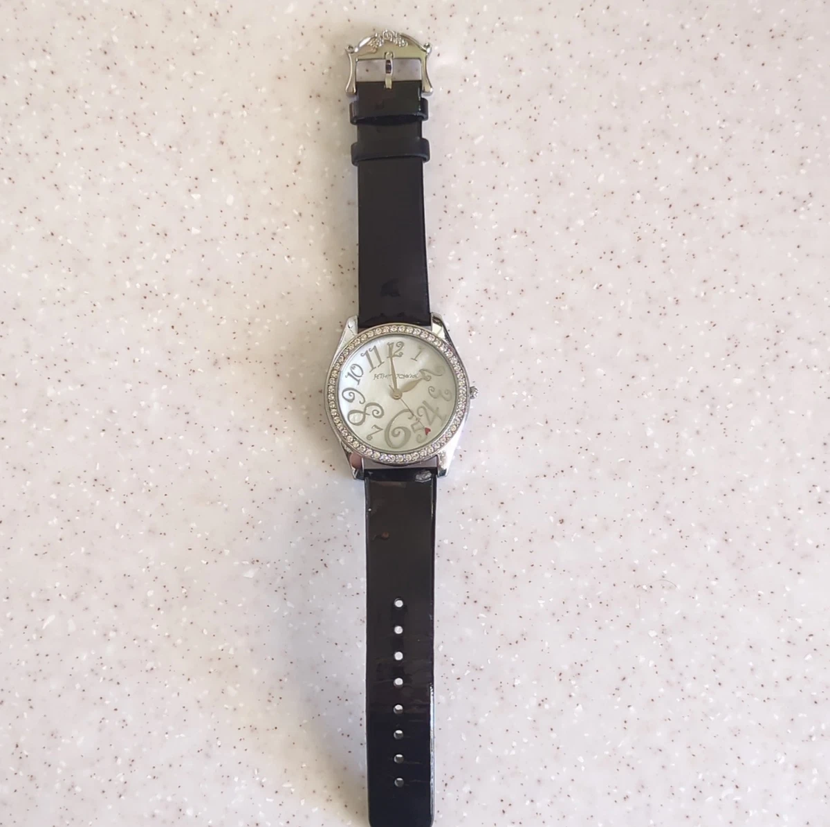 Betsey Johnson Studded Black and Silver Watch Y2K RARE VINTAGE Y2K Betsey Johnson black & | Mercari main image 2