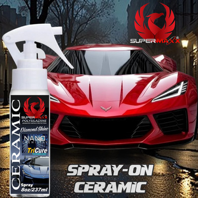 SUPERMAXX CERAMIC CAR COATING SPRAY SUPERIOR HIGH GLOSS PAINT PROTECTION - ''8 OZ