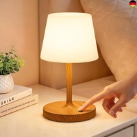 Led Tischlampe Kabellos, Nachttischlampe Touch, Tischlampe Kabellos Akku Mit