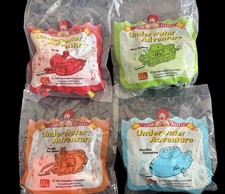 1998 McDonald’s Underwater Adventure Complete Set of 4 MIP Sealed Toys RARE