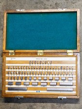 Workshop Grade Rectangular Gage Block Set 81 pcs ±0.00005" MPN 881543