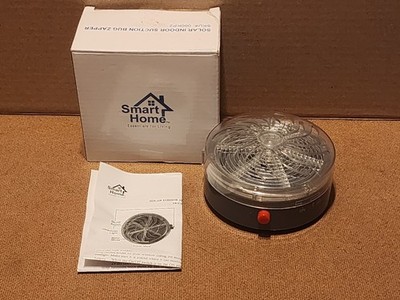 Smart Home Essentials Solar Indoor Suction Bug Zapper #000KP2 - Free shipping