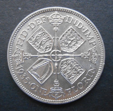 NEAR UNCIRCULATED 1935 GEORGE V FLORIN