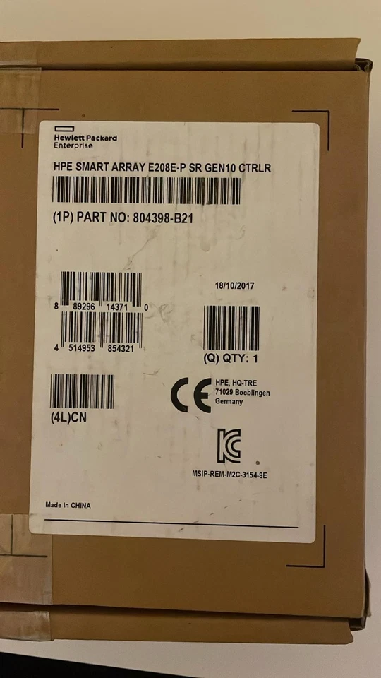 HPE Smart Array E208e‑p SR Gen10, 8 externe Laneskein Cache, 12G, SAS PCIe Plug - Immagine 4 di 4